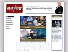 Tablet Screenshot of boxtoboxmedia.com